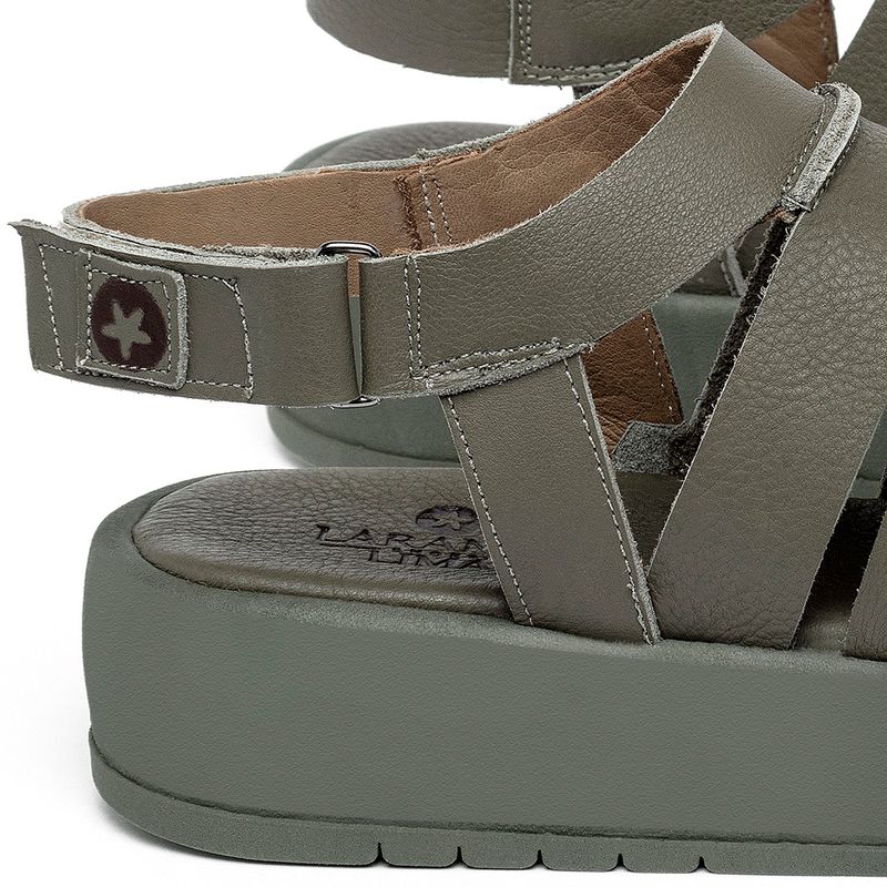Laranja_Lima_Shoes_Sapatos_Femininos__-Sandalia---Boho-Salto-de-4-cm-em-Couro-Musgo---Codigo---153086_5