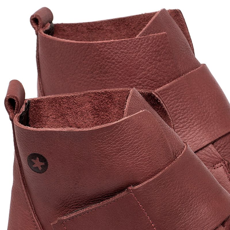 Laranja_Lima_Shoes_Sapatos_Femininos__-Bota---Cano-Curto-Salto-de-4-cm-em-Couro-Vermelho---Codigo---153026_5