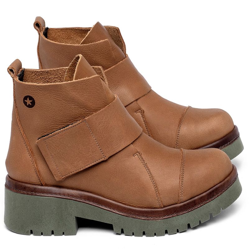 Laranja_Lima_Shoes_Sapatos_Femininos__-Bota---Cano-Curto-Salto-de-4-cm-em-Couro-Laranja---Codigo---153026_1