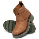 Laranja_Lima_Shoes_Sapatos_Femininos__-Bota---Cano-Curto-Salto-de-4-cm-em-Couro-Laranja---Codigo---153026_2