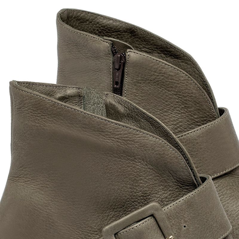 Laranja_Lima_Shoes_Sapatos_Femininos__-Bota---Cano-Curto-Salto-de-5-cm-em-Couro-Musgo---Codigo---9666_5