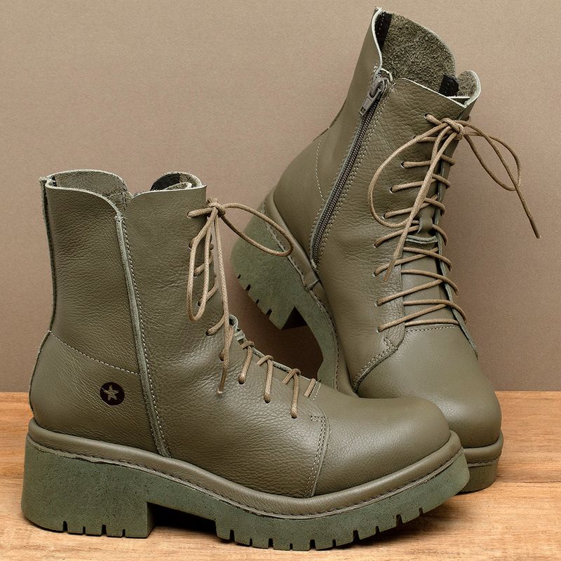 Laranja_Lima_Shoes_Sapatos_Femininos__-Bota---Cano-Medio-Salto-de-4-cm-em-Couro-Musgo---Codigo---153087_3