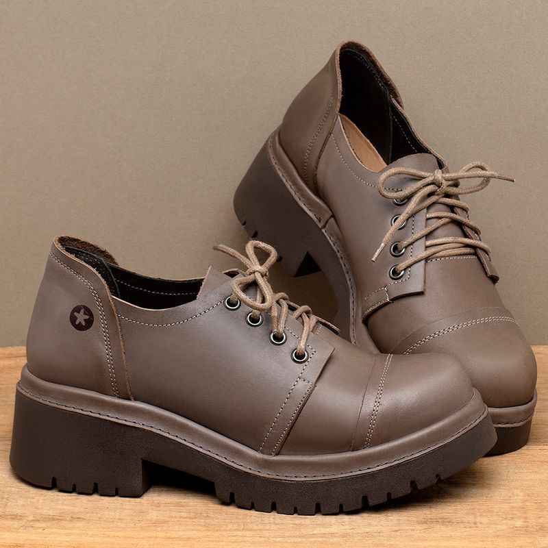 Laranja_Lima_Shoes_Sapatos_Femininos__-Bota---Cano-Curto-Salto-de-4-cm-em-Couro-Cinza---Codigo---153089_3