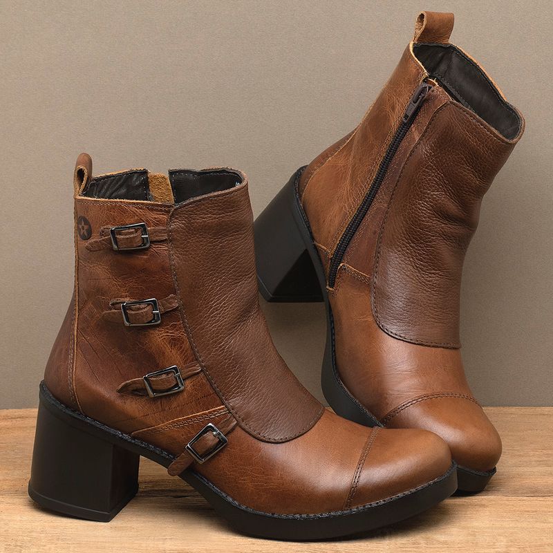 Laranja_Lima_Shoes_Sapatos_Femininos__-Bota---Cano-Curto-Salto-de-5-cm-em-Couro-Marrom---Codigo---156109_3