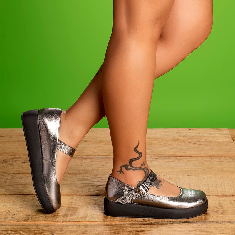 Laranja_Lima_Shoes_Sapatos_Femininos__-Sapatilha---Bico-Quadrado-Salto-de-4-cm-em-Couro-Metalizado---Codigo---3975_8
