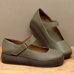 Laranja_Lima_Shoes_Sapatos_Femininos__-Sapatilha---Bico-Quadrado-Salto-de-4-cm-em-Couro-Musgo---Codigo---3975_3