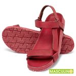 Laranja_Lima_Shoes_Sapatos_Masculinos__-Rasteira-em-Couro-Vermelho---Codigo---156087_2