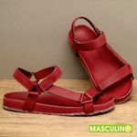 Laranja_Lima_Shoes_Sapatos_Masculinos__-Rasteira-em-Couro-Vermelho---Codigo---156087_3