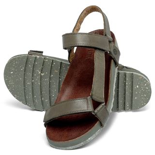 Papete em Couro Musgo - Codigo - 156049