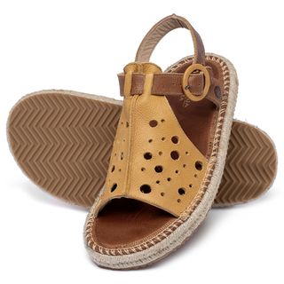 Papete em Couro Amarelo - Codigo - 9653