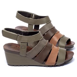 Anabela   Cunha Salto de 5 cm em Couro Colorido - Codigo - 137415