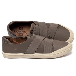 Tênis   Cano Baixo em Couro Musgo - Codigo - 156114