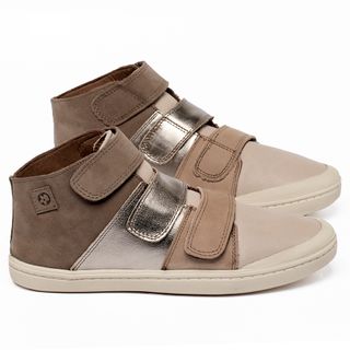 Tênis   Cano Alto em Couro Metalizado - Codigo - 156116