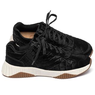 Tênis   Cano Baixo em Couro Animal Print - Codigo - 156014