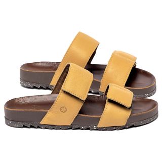 Papete em Couro Amarelo - Codigo - 156125