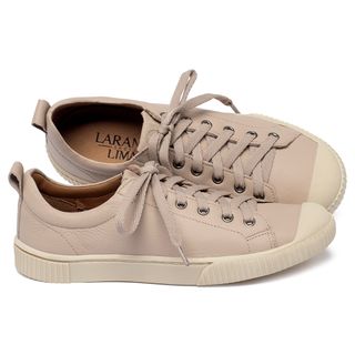 Tênis   Cano Baixo em Couro Nude - Codigo - 148104