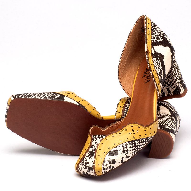 Laranja_Lima_Shoes_Sapatos_Femininos_Scarpin_Bico_Quadrado_Salto_de_6_cm_em_Partes_em_Couro_e_Partes_em_Sintetico_Amarelo_-_Codigo_-_3443_2