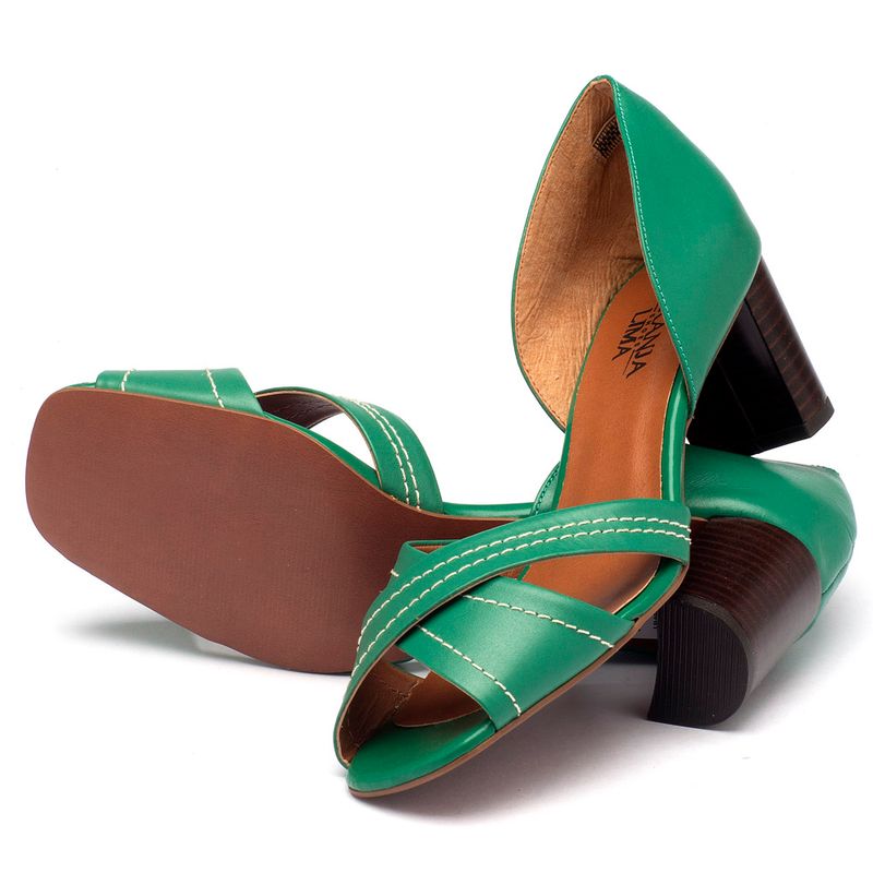 Laranja_Lima_Shoes_Sapatos_Femininos_Sandalia_Laranja_Lima_Shoes_Classic_Salto_de_65_cm_em_Couro_Verde_-_Codigo_-_3446_2
