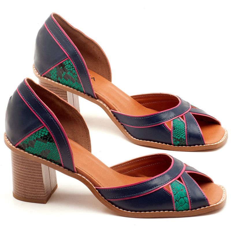 Laranja_Lima_Shoes_Sapatos_Femininos_Sandalia_Laranja_Lima_Shoes_Classic_Salto_de_6_cm_em_Material_Misto_Bicolor_-_Codigo_-_3489_1