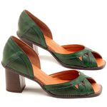 Laranja_Lima_Shoes_Sapatos_Femininos_Sandalia_Laranja_Lima_Shoes_Classic_Salto_de_6_cm_em_Material_Misto_Verde_-_Codigo_-_3489_1