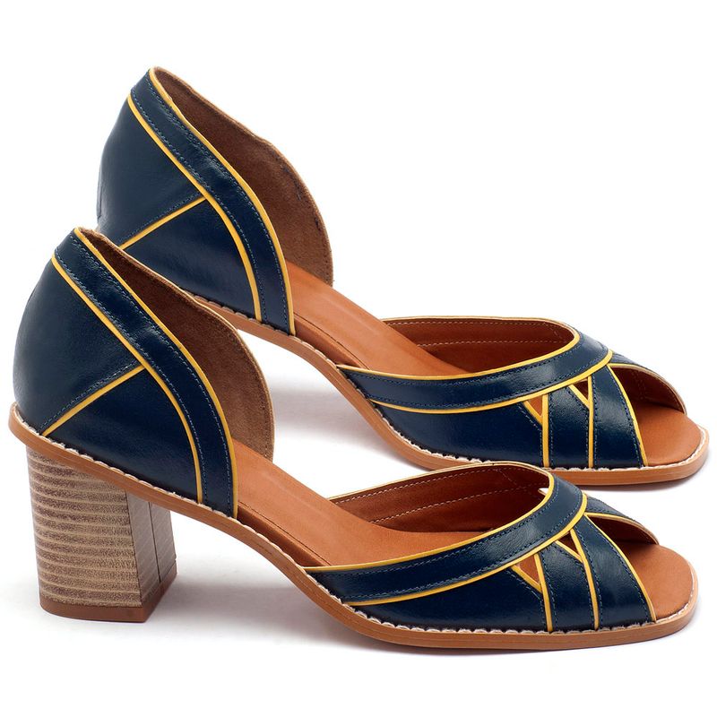 Laranja_Lima_Shoes_Sapatos_Femininos_Sandalia_Laranja_Lima_Shoes_Classic_Salto_de_6_cm_em_Material_Misto_Marinho_-_Codigo_-_3489_1