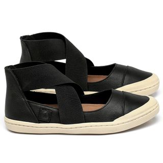 Tênis   Cano Alto em Couro Preto - Codigo - 156079