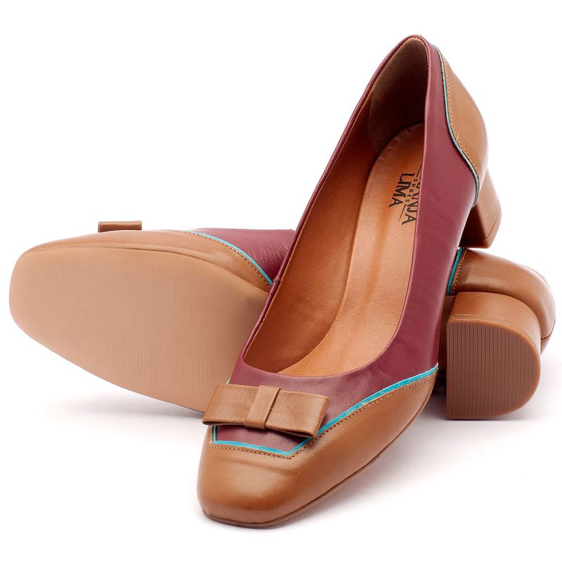 Laranja_Lima_Shoes_Sapatos_Femininos_Scarpin_Salto_Medio_de_4_cm_em_Couro_Bicolor_-_Codigo_-_3512_2