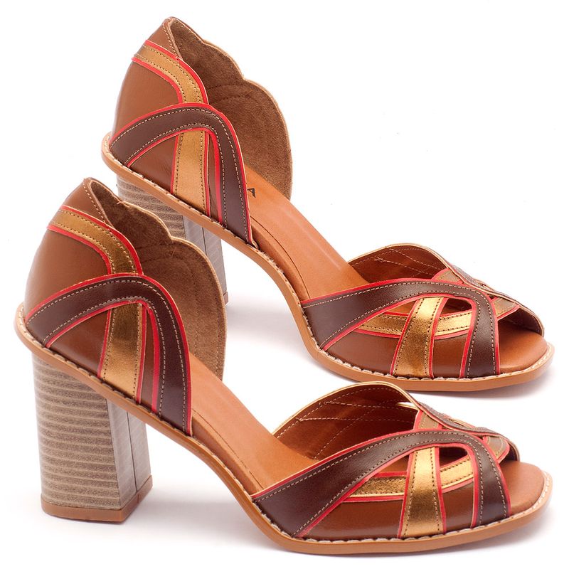 Laranja_Lima_Shoes_Sapatos_Femininos_Sandalia_Laranja_Lima_Shoes_Classic_Salto_de_6_cm_em_Partes_em_Couro_e_Partes_em_Sintetico_Multicolor_-_Codigo_-_3514_1