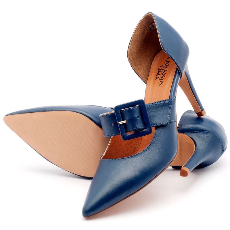 Laranja_Lima_Shoes_Sapatos_Femininos_Scarpin_Salto_Alto_de_9_cm_em_Couro_Azul_-_Codigo_-_3532_2