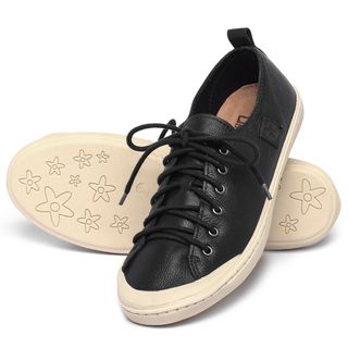 Tênis   Cano Baixo em Couro Preto - Codigo - 156075