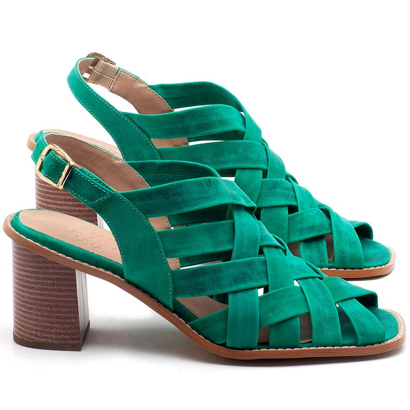 Laranja_Lima_Shoes_Sapatos_Femininos_Sandalia_Laranja_Lima_Shoes_Classic_Salto_de_6_cm_em_Couro_Verde_-_Codigo_-_3544_1