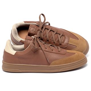 Tênis   Cano Baixo em Couro Terracota - Codigo - 158025