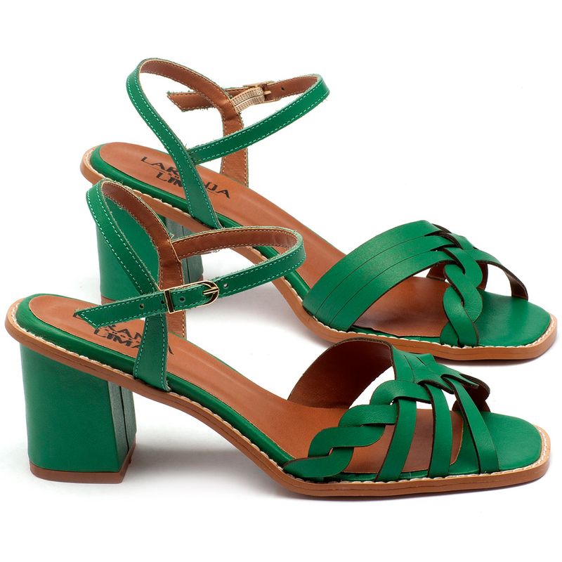 Laranja_Lima_Shoes_Sapatos_Femininos_Sandalia_Laranja_Lima_Shoes_Classic_Salto_de_6_cm_em_Couro_Verde_-_Codigo_-_3555_1