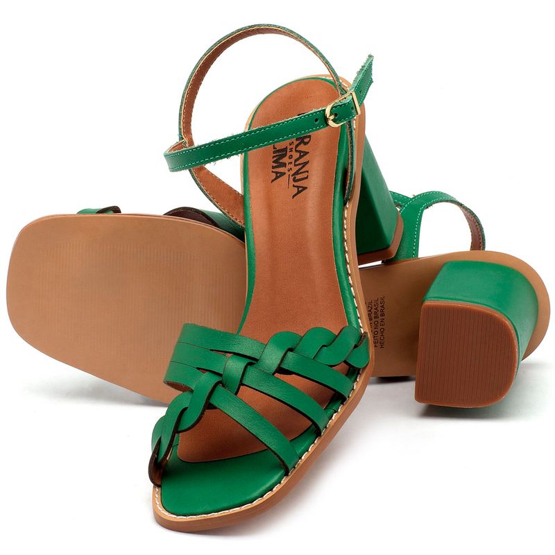 Laranja_Lima_Shoes_Sapatos_Femininos_Sandalia_Laranja_Lima_Shoes_Classic_Salto_de_6_cm_em_Couro_Verde_-_Codigo_-_3555_2