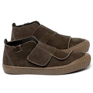 Tênis   Cano Alto em Couro Nude - Codigo - 153048