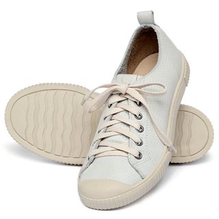 Tênis   Cano Baixo em Couro Off-White - Codigo - 148071