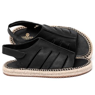 Papete em Couro Preto - Codigo - 9650