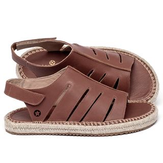 Papete em Couro Terracota - Codigo - 9650