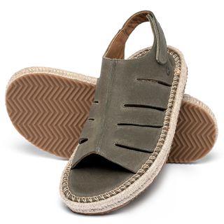 Papete em Couro Musgo - Codigo - 9650