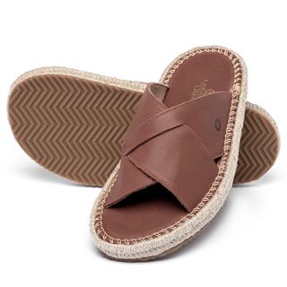 Papete em Couro Terracota - Codigo - 9651