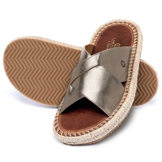 Papete em Couro Metalizado - Codigo - 9651