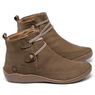 Tênis   Cano Alto em Couro Marrom - Codigo - 139029