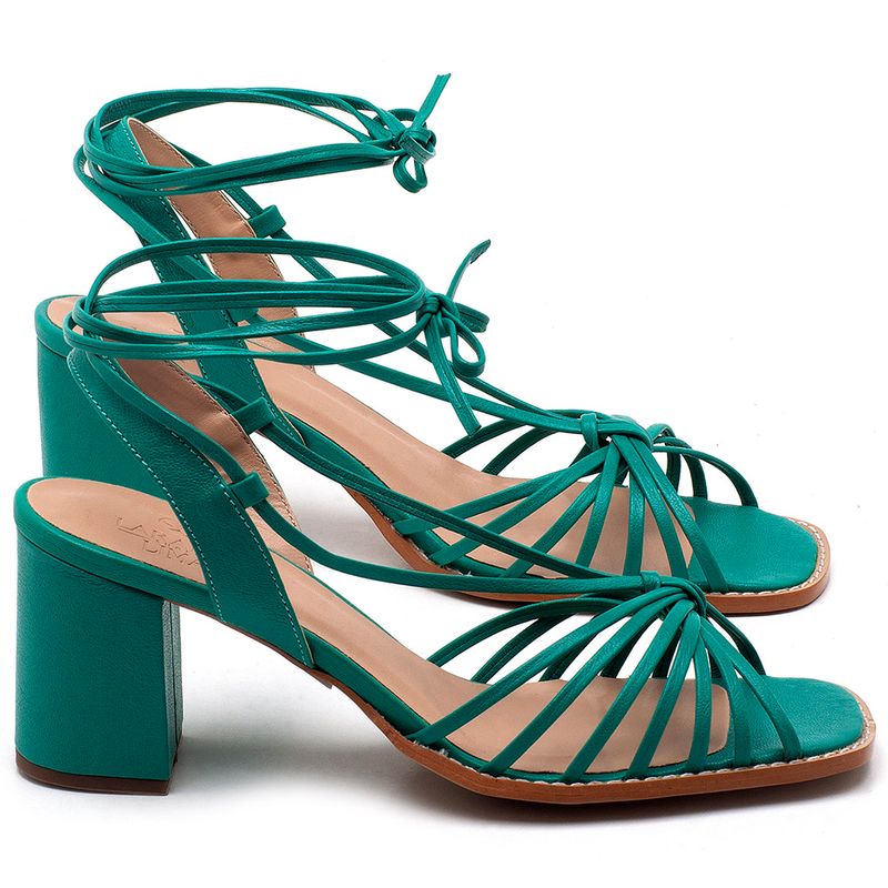 Laranja_Lima_Shoes_Sapatos_Femininos_Sandalia_Laranja_Lima_Shoes_Classic_Salto_de_6_cm_em_Couro_Verde_-_Codigo_-_3653_1