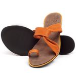 Laranja_Lima_Shoes_Sapatos_Femininos_Sandalia_Rasteira_Flat_em_Couro_Laranja_-_Codigo_-_3655_2