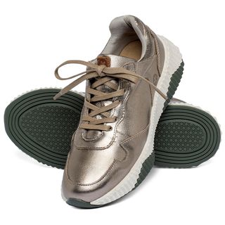 Tênis   Cano Baixo em Couro Metalizado - Codigo - 156013