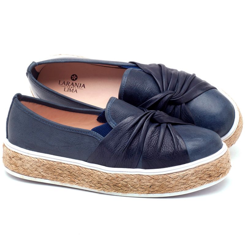 Laranja_Lima_Shoes_Sapatos_Femininos_Tenis_Cano_Baixo_em_Couro_Marinho_-_Codigo_-_9429_1