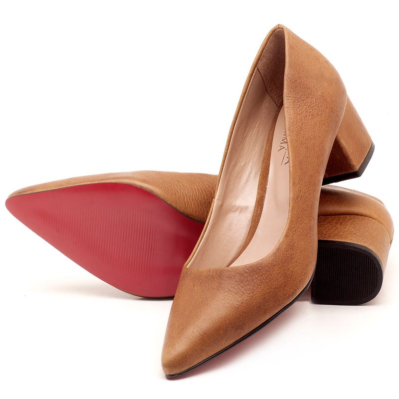 Laranja_Lima_Shoes_Sapatos_Femininos_Scarpin_Salto_Medio_de_5_cm_em_Material_Misto_Caramelo_-_Codigo_-_9437_2