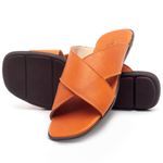 Laranja_Lima_Shoes_Sapatos_Femininos_Sandalia_Rasteira_Flat_em_Couro_Laranja_-_Codigo_-_9458_2