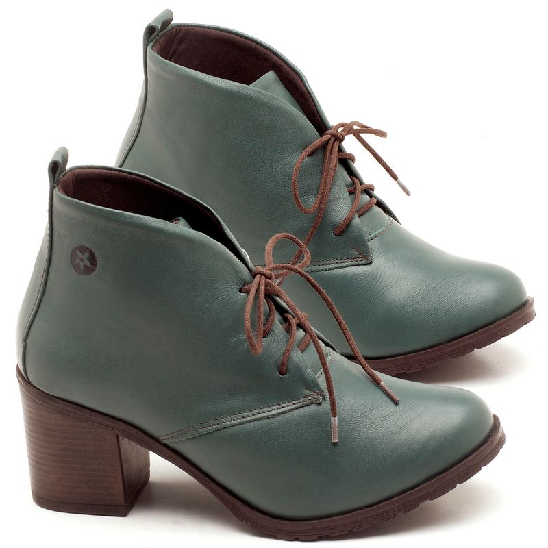 Laranja_Lima_Shoes_Sapatos_Femininos_Bota_Cano_Curto_Salto_de_6_cm_em_Couro_Verde_-_Codigo_-_137029_0