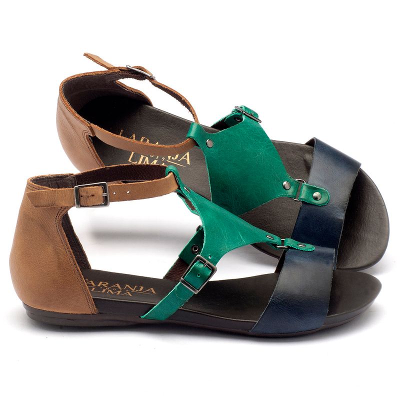Laranja_Lima_Shoes_Sapatos_Femininos_Sandalia_Rasteira_Flat_em_Couro_Multicolor_-_Codigo_-_137053_1
